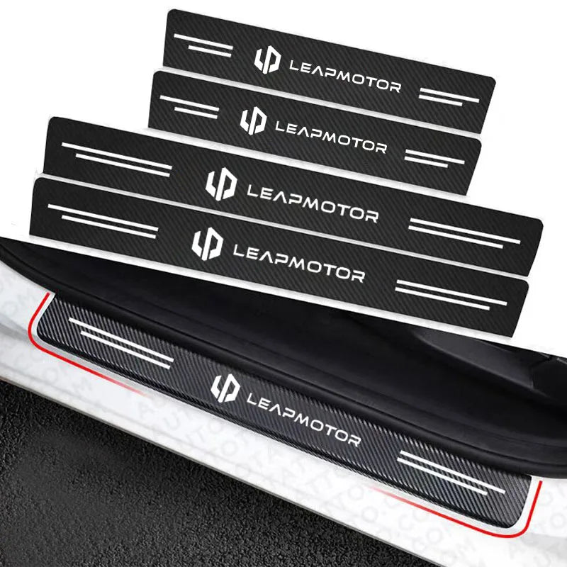 Car Door Sill Guard Plate Threshold Protector Entry Board Pedal Cover for Leapmotor Leap Motor T03 S01 C11 C01 Reev Accessories
