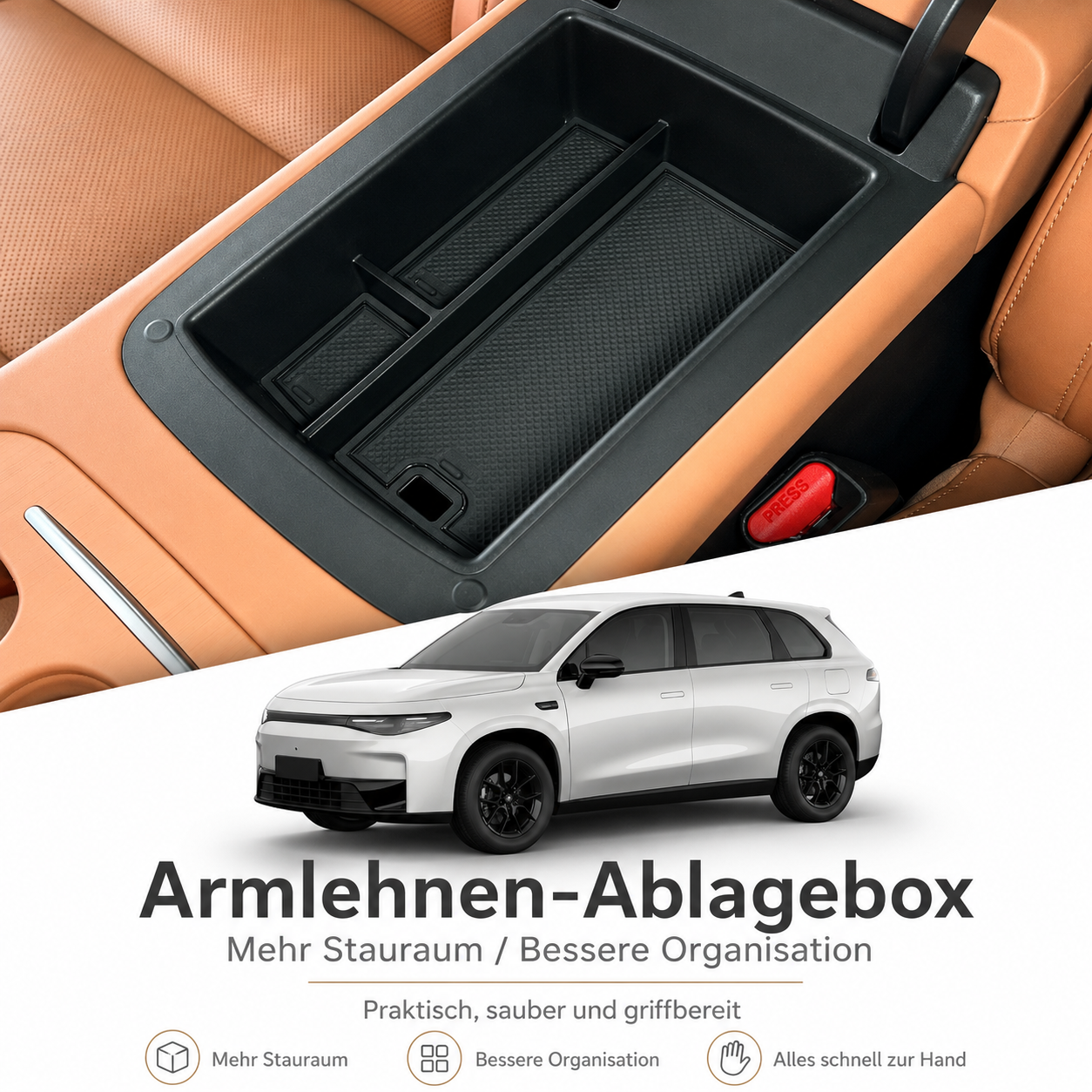 Armlehnen-Ablagebox für Leapmotor C10