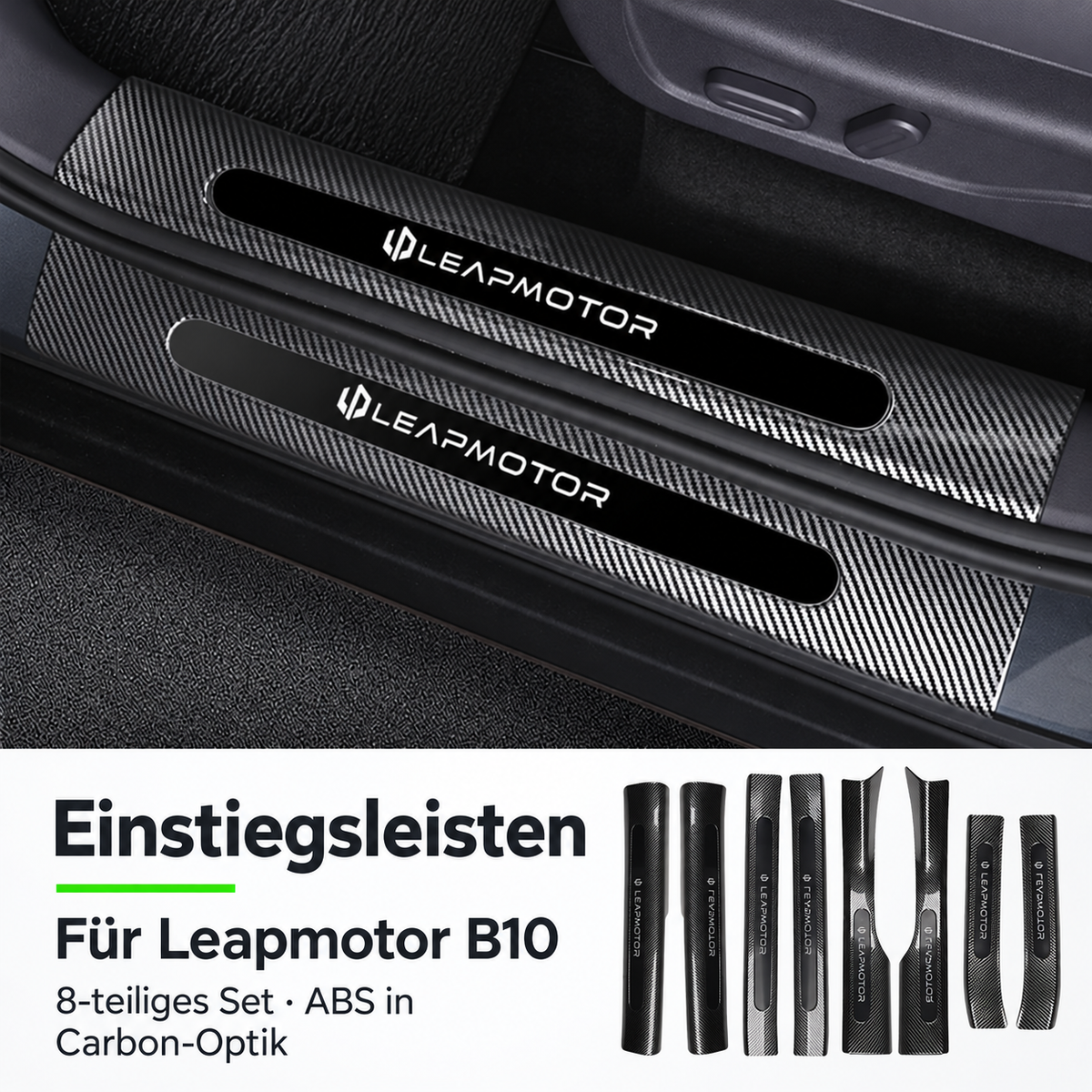 Einstiegsleisten für Leapmotor B10 – 8-teiliges Set