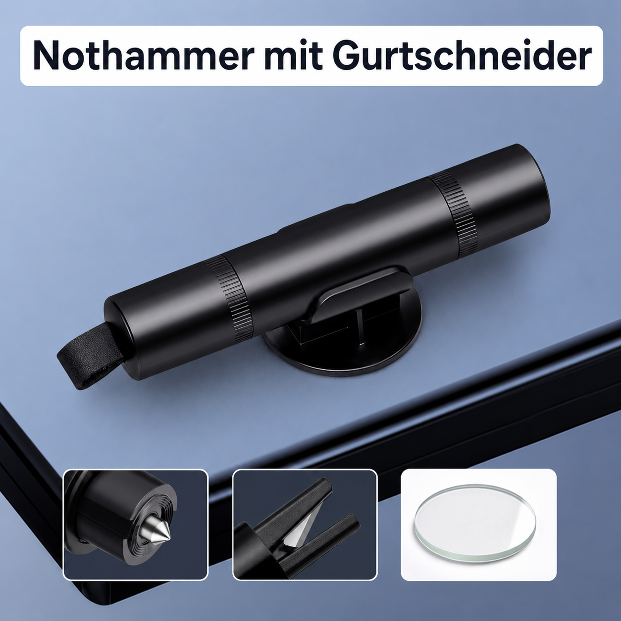 Nothammer mit Gurtschneider