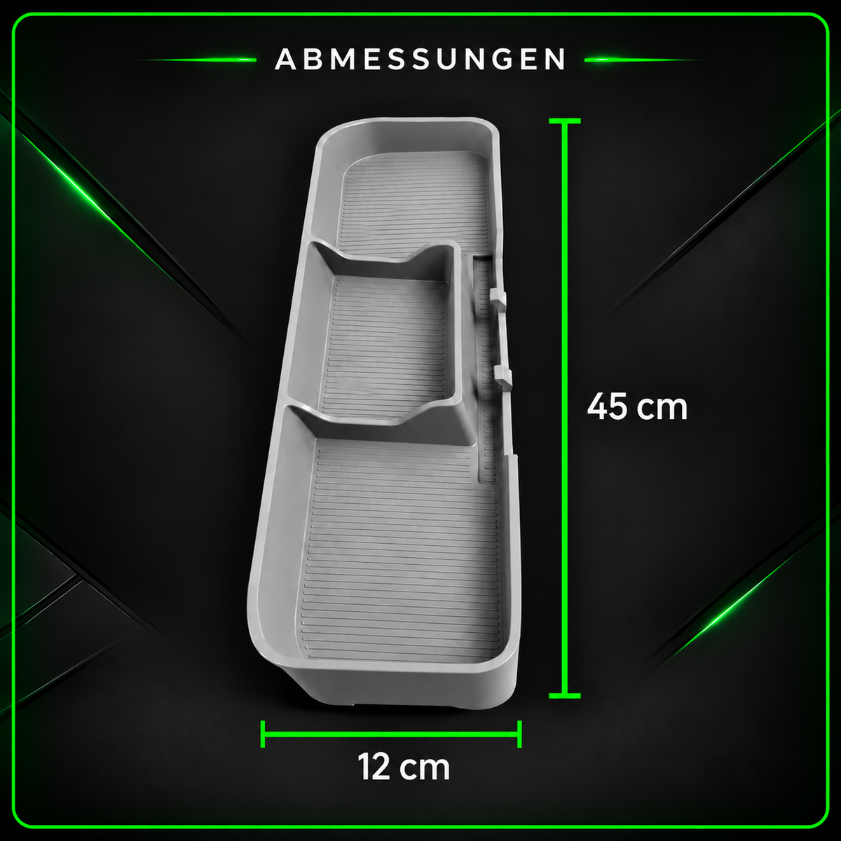 Armaturenbrett-Ablage für den Leapmotor B10, etwa 45 × 12 cm