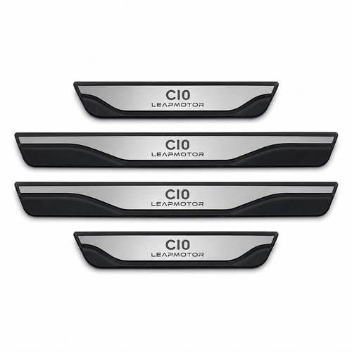 Einstiegsleisten für Leapmotor C10 in Silber Edelstahloptik – 4-teiliges Set