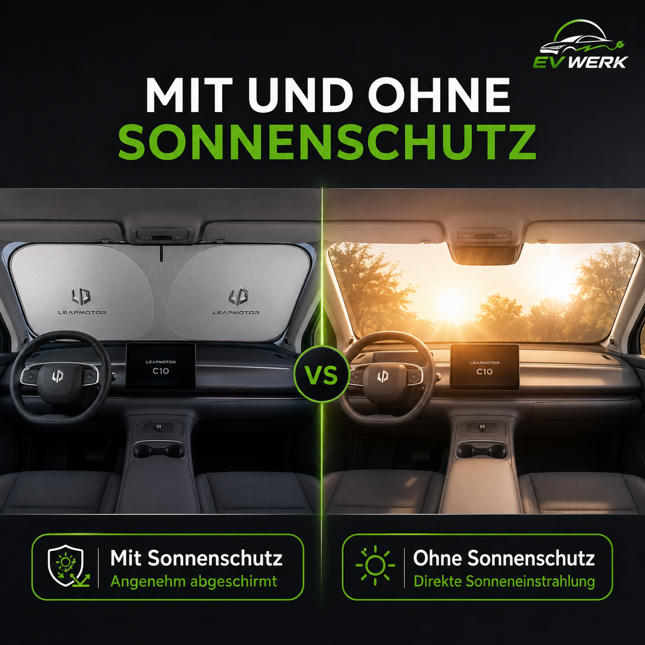 Sonnenschutz für Leapmotor C10