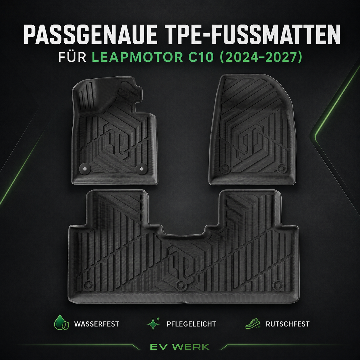TPE-Fußmatten & Kofferraummatte für Leapmotor C10