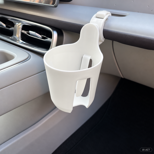 Weißer hängender Auto-Becherhalter für die Beifahrerseite des Leapmotor B10