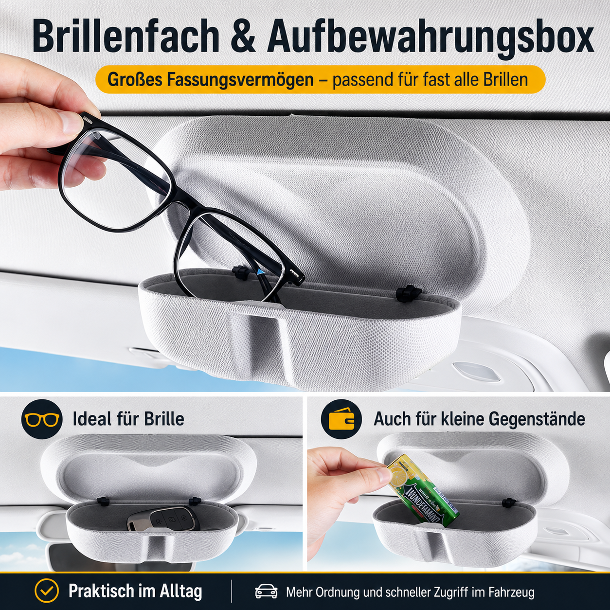 Brillenfach für Leapmotor – Detailansicht 2