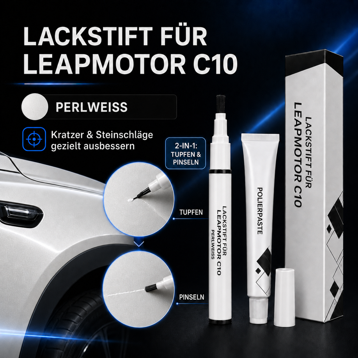 Lackstift für Leapmotor C10 – Detailansicht 3