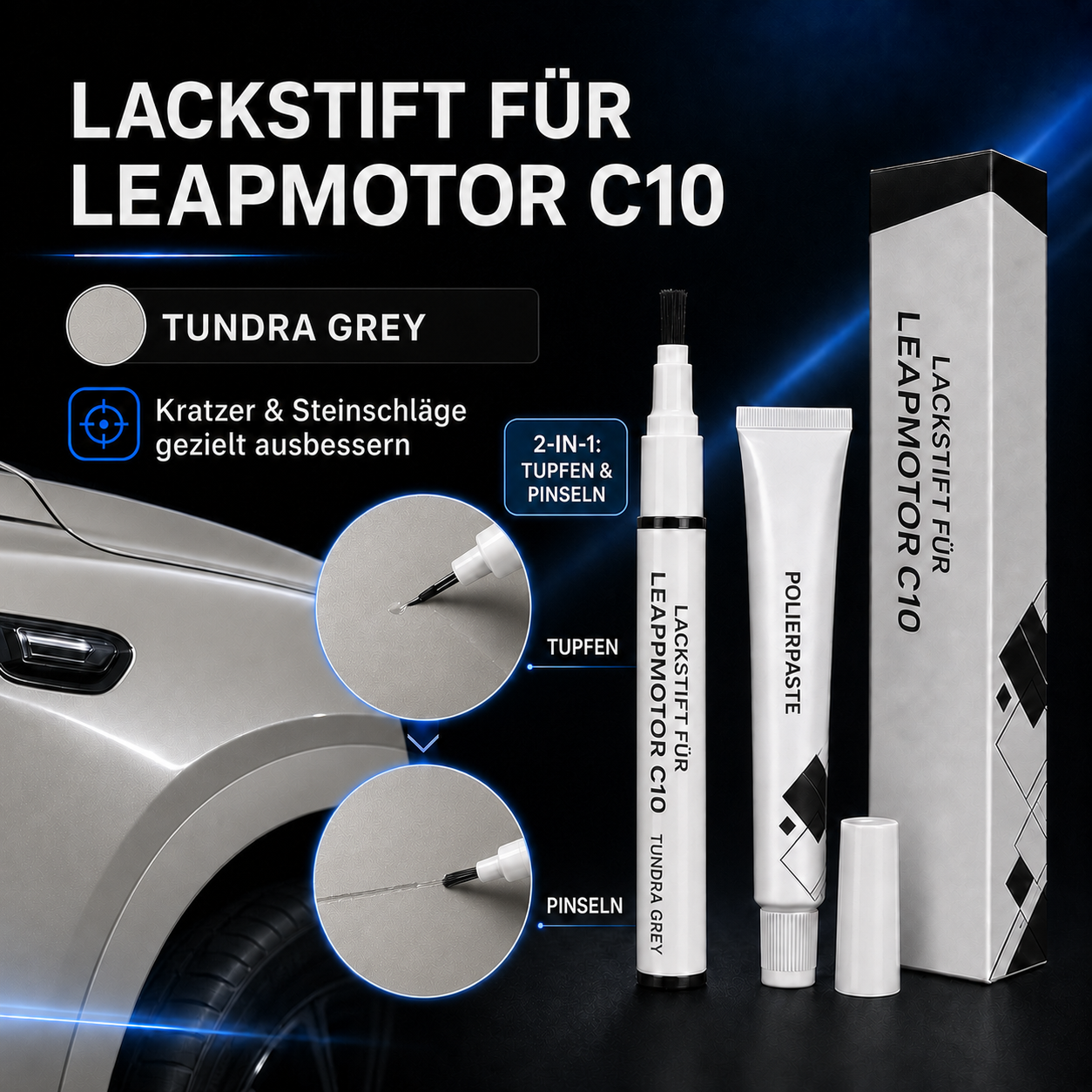 Lackstift für Leapmotor C10 – Detailansicht 4