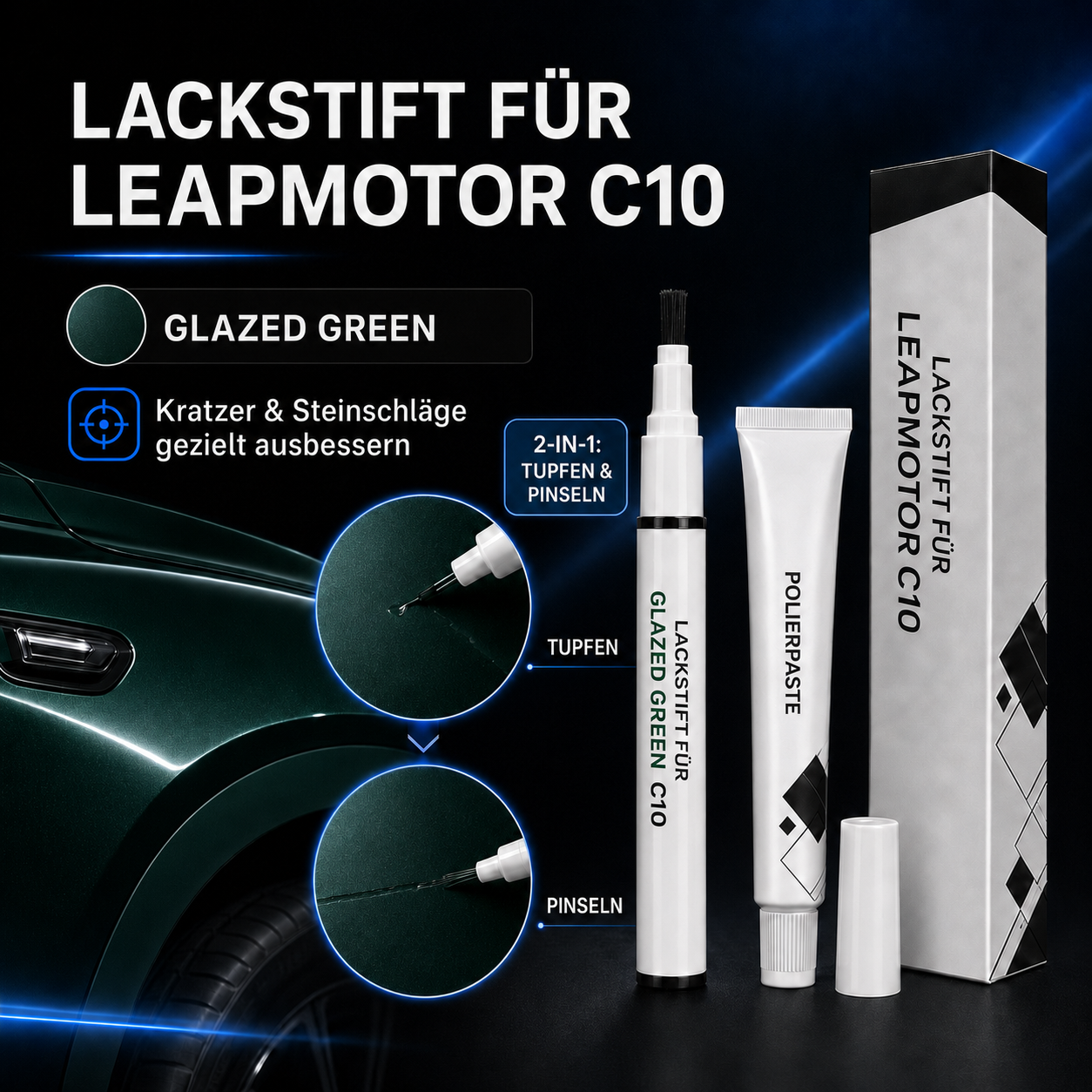 Lackstift für Leapmotor C10 – Detailansicht 5
