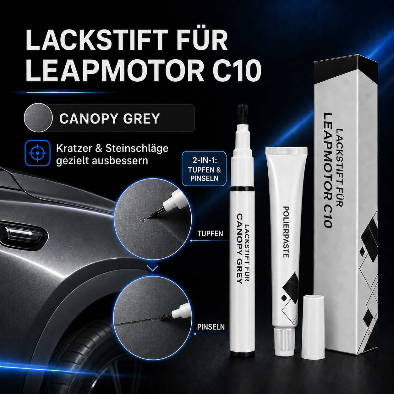 Lackstift für Leapmotor C10 – Detailansicht 6