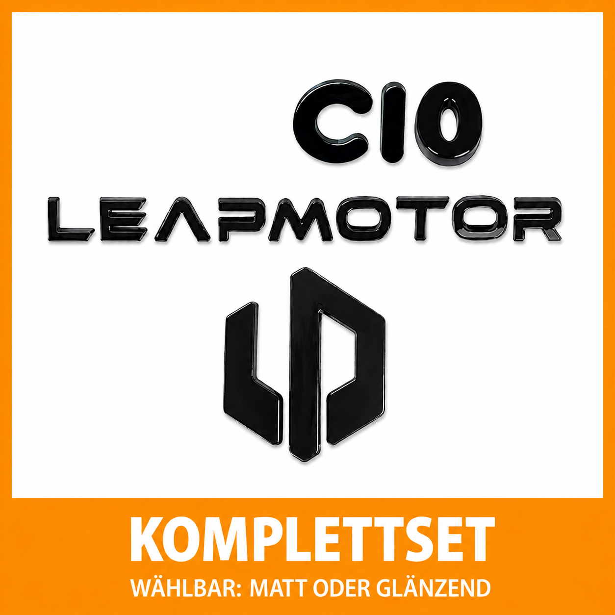 Logo-, Heckklappen- und Modellschriftzug für Leapmotor C10