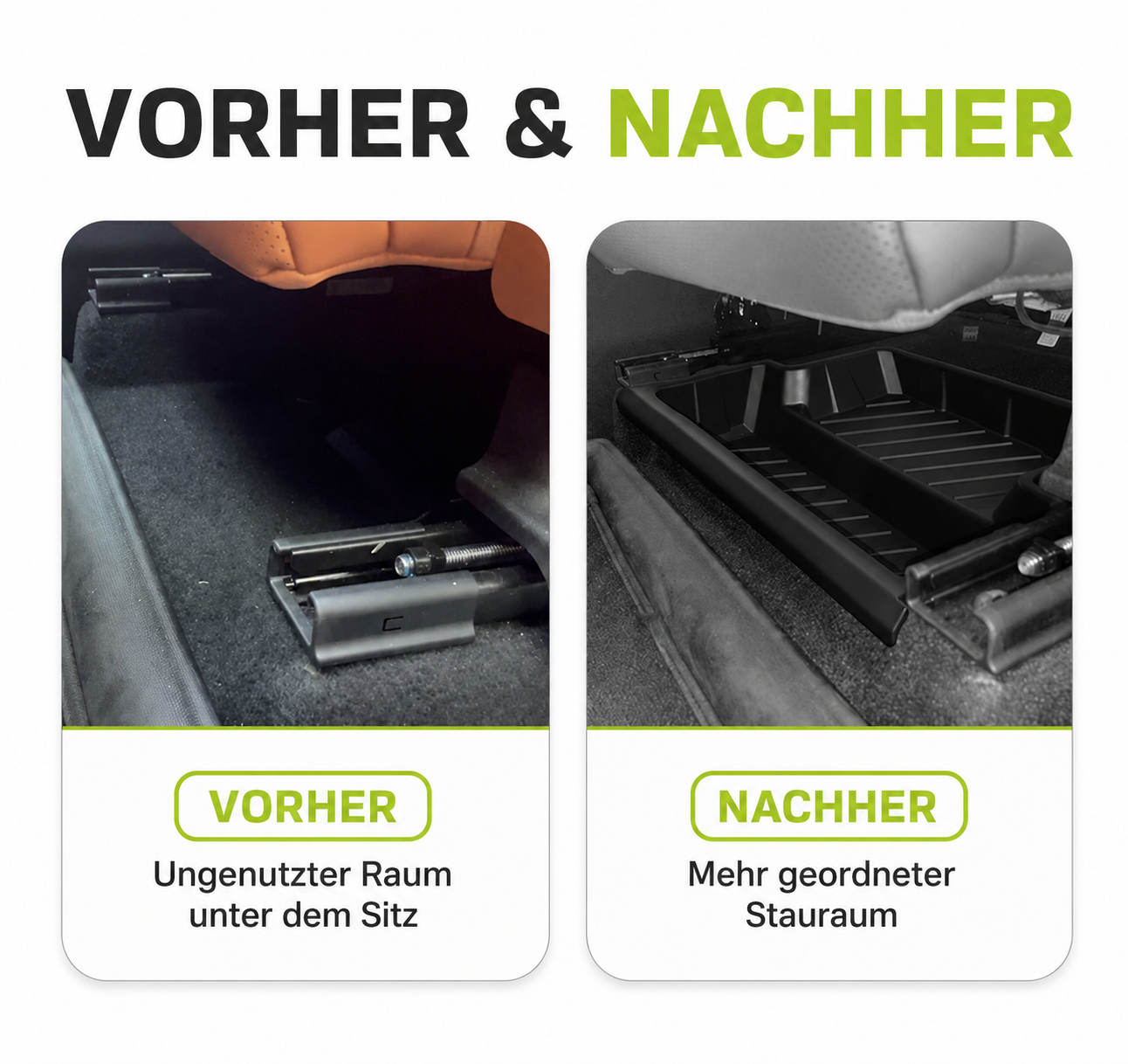 Stauraumbox unter dem Fahrersitz für Leapmotor C10 – Detailansicht 3
