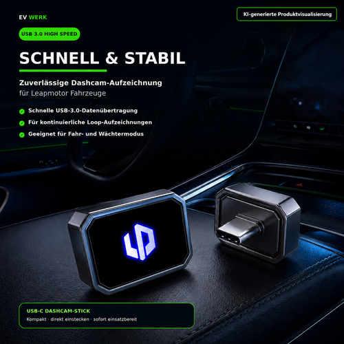 Dashcam USB-Stick für Leapmotor – Produktansicht