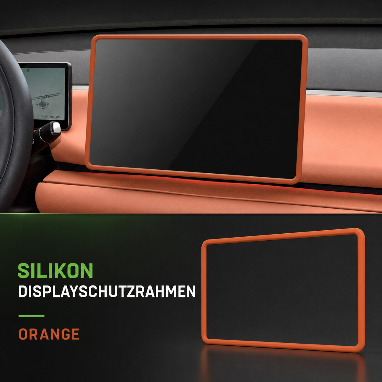 Silikon-Displayrahmenschutz für Leapmotor – Orange