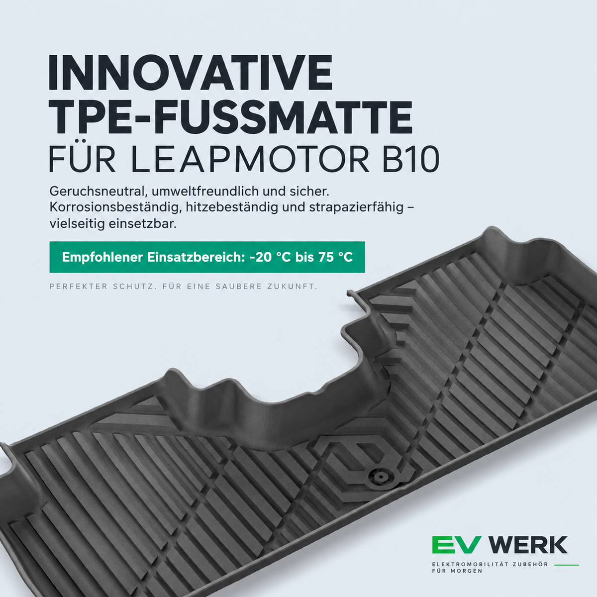 TPE-Matten für Leapmotor B10, Anwendungsbild