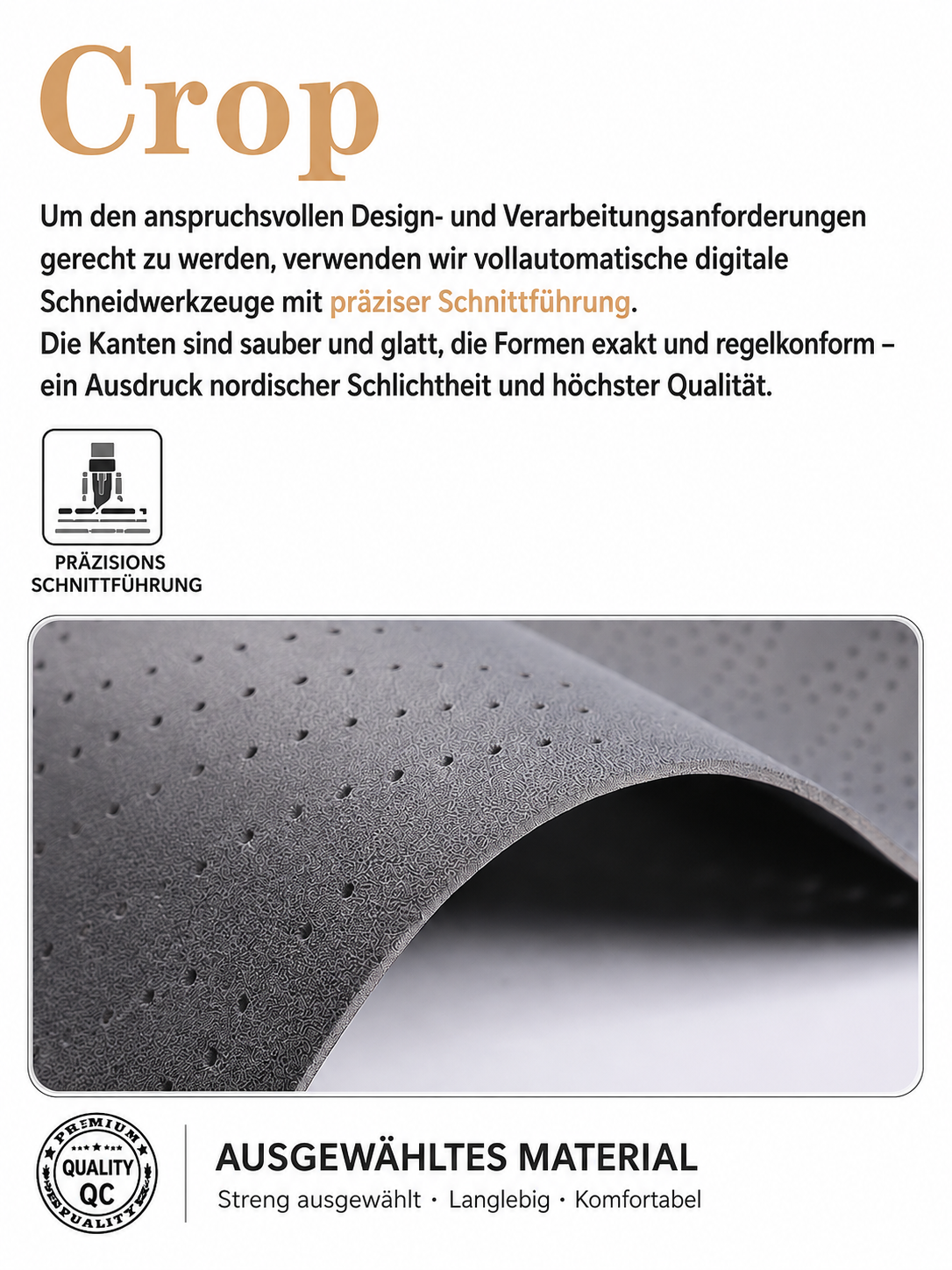Präzisionsschnitt und ausgewähltes Material der Leapmotor C10 Sitzbezüge